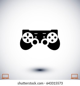 Joystick icon . Vector illustration, flat design best vector icon