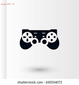 Joystick icon . Vector illustration, flat design best vector icon