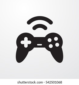 joystick icon vector illustration sign symbol