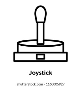 Joystick icon vector isolated on white background, Joystick transparent sign , line or linear sign, element design in outline style