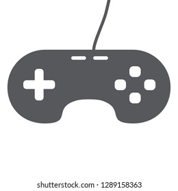 Joystick icon vector isolated on white background. Joystick flat icon for web site, app and ui. Creative game concept, vector illustration