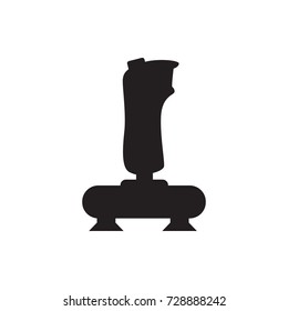 joystick icon vector isolated on white background