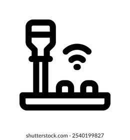 joystick icon. vector line icon for your website, mobile, presentation, and logo design.
