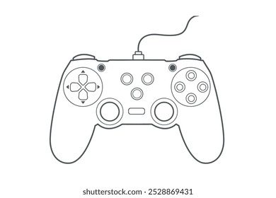 Ícone de joystick. ícone de controlador de videogame. ícone de console de jogo Ícone de jogo. assinar para conceito móvel e web design. ilustração vetorial