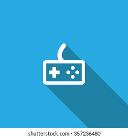 Joystick icon,long shadow