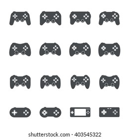 Joystick Icons. Vector illustration.