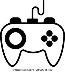 Joystick illustration with isolated background 