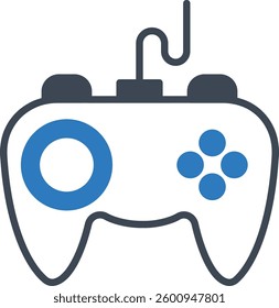 Joystick illustration with isolated background 