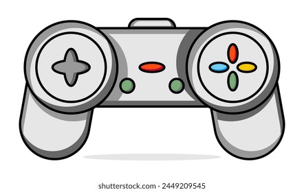 Joystick Illustration, Modern vector Isolated on White Background. Design can be Edited