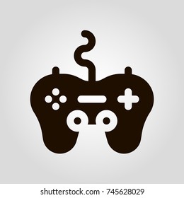 Joystick isolated flat vector icon