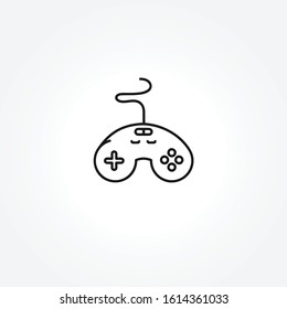 Joystick isolated icon. gamepad icon on white background