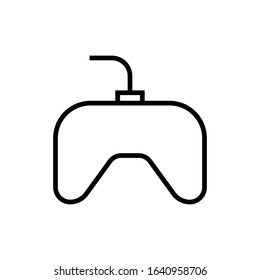 joystick line art vector icon - ui icon vector