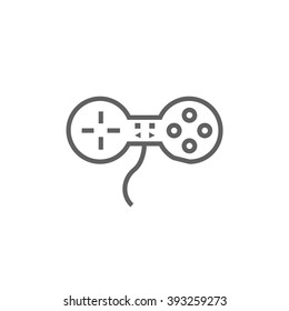 Joystick line icon.