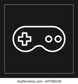 joystick line icon