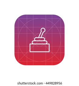 joystick line icon