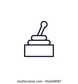joystick line icon