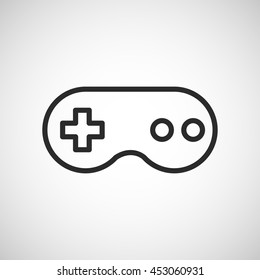 joystick line icon