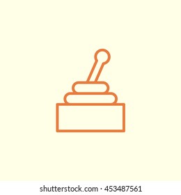 joystick line icon