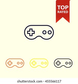 joystick line icon