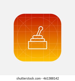 joystick line icon