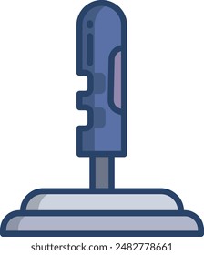 joystick linear color illustration icon