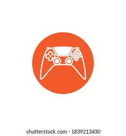 Joystick-Logo-Konzept Vorlagendesign-Vektorgrafik