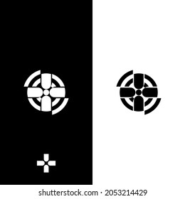 Joystick logo design with a simple and easy to remember style this logo may be suitable for your business