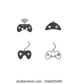 Joystick logo illustration vector template