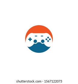 Joystick logo illustration vector template