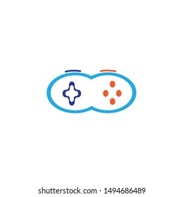 JOYSTICK LOGO ILUSTRATION  AND ICON VECTOR 