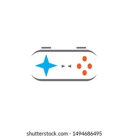 JOYSTICK LOGO ILUSTRATION  AND ICON VECTOR 