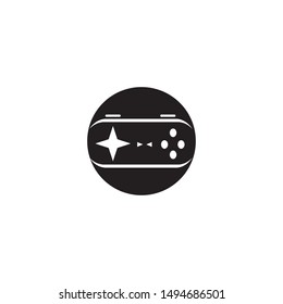 JOYSTICK LOGO ILUSTRATION  AND ICON VECTOR 