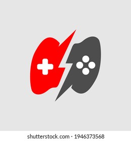 The joystick logo is suitable for gamers