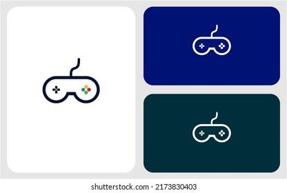 Joystick logo vector design art