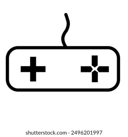 Joystick con Vector mínimo y arte lineal