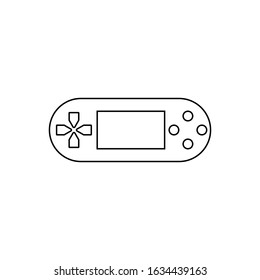 Joystick outline icon. Symbol, logo illustration for mobile concept and web design.