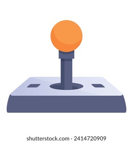Joystick pad icon cartoon vector. Game device. Console control toy
