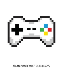 Joystick Pixel art. Game controller