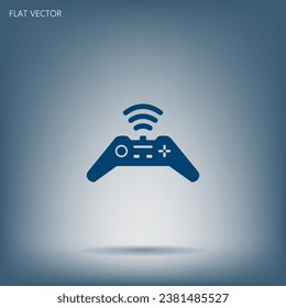 Joystick sign icon, vector illustration. Flat design style