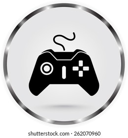 Joystick sign icon, vector illustration. Flat design style 