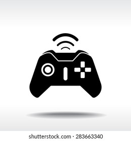 Joystick sign icon, vector illustration. Flat design style 