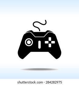 Joystick sign icon, vector illustration. Flat design style 
