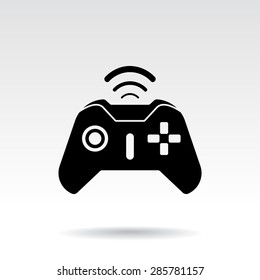 Joystick sign icon, vector illustration. Flat design style 