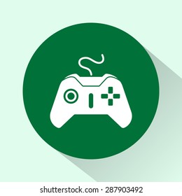Joystick sign icon, vector illustration. Flat design style 