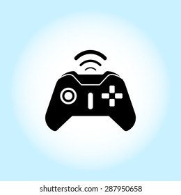 Joystick sign icon, vector illustration. Flat design style 