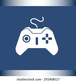 Joystick sign icon, vector illustration. Flat design style 