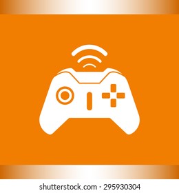 Joystick sign icon, vector illustration. Flat design style 