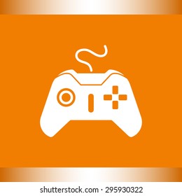 Joystick sign icon, vector illustration. Flat design style 
