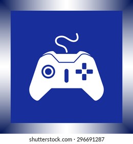 Joystick sign icon, vector illustration. Flat design style 