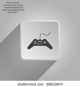 Joystick sign icon, vector illustration. Flat design style